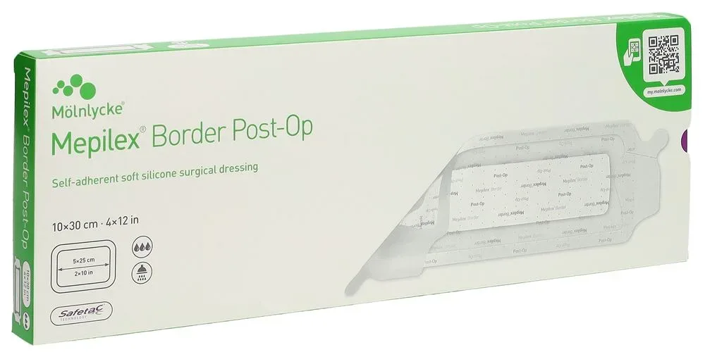 Mepilex Border Post OP 10x30cm Box 5 Stk
