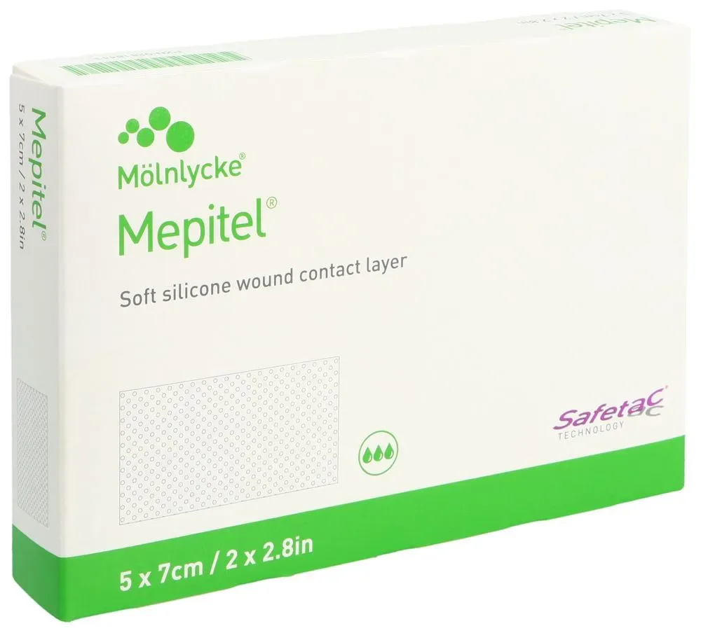 Mepitel Wunddistanzgitter 5x7cm (5 Stk)