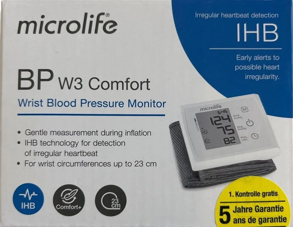 Microlife Elektronisches Handgelenk-Blutdruckmessgerät Comfort Unit (1 Stk)