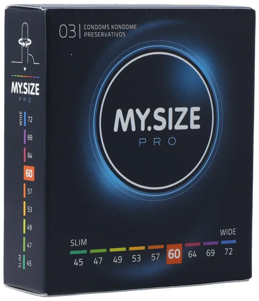 MySize -  MY.SIZE PRO 60 3er Kondom, 3 Stück