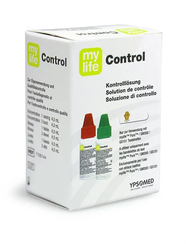 mylife Pura Kontrolllösung niedrig/hoch 2 x 4 ml