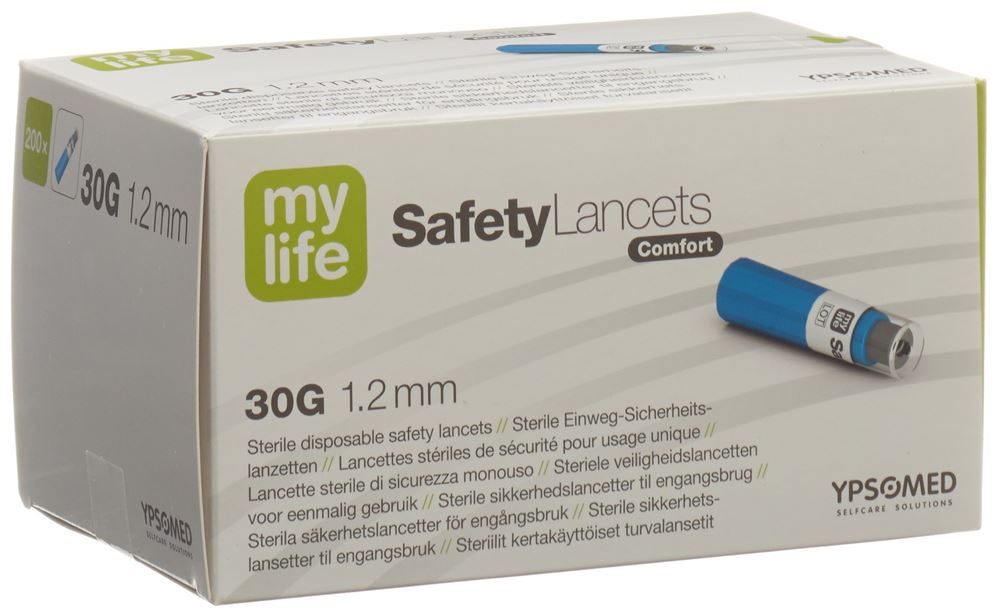 Mylife Safety Lancets Comfort Lanzetten 30G (200 Stk)