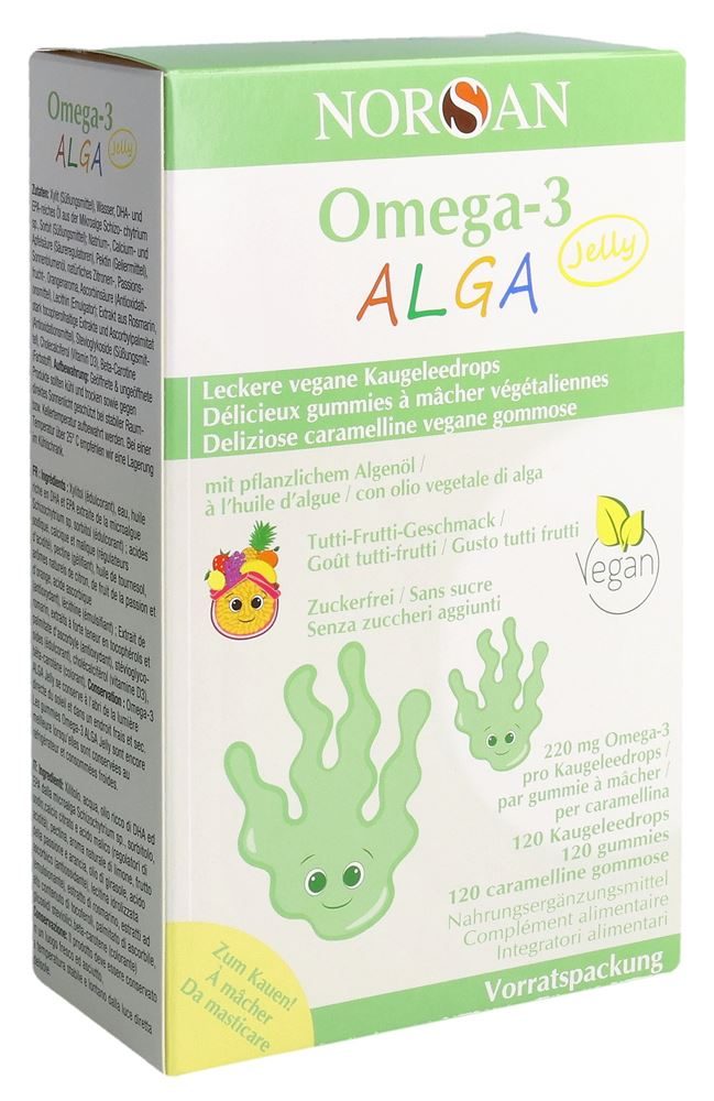 NORSAN Omega-3 vegan ALGA Jelly (120 Stk)