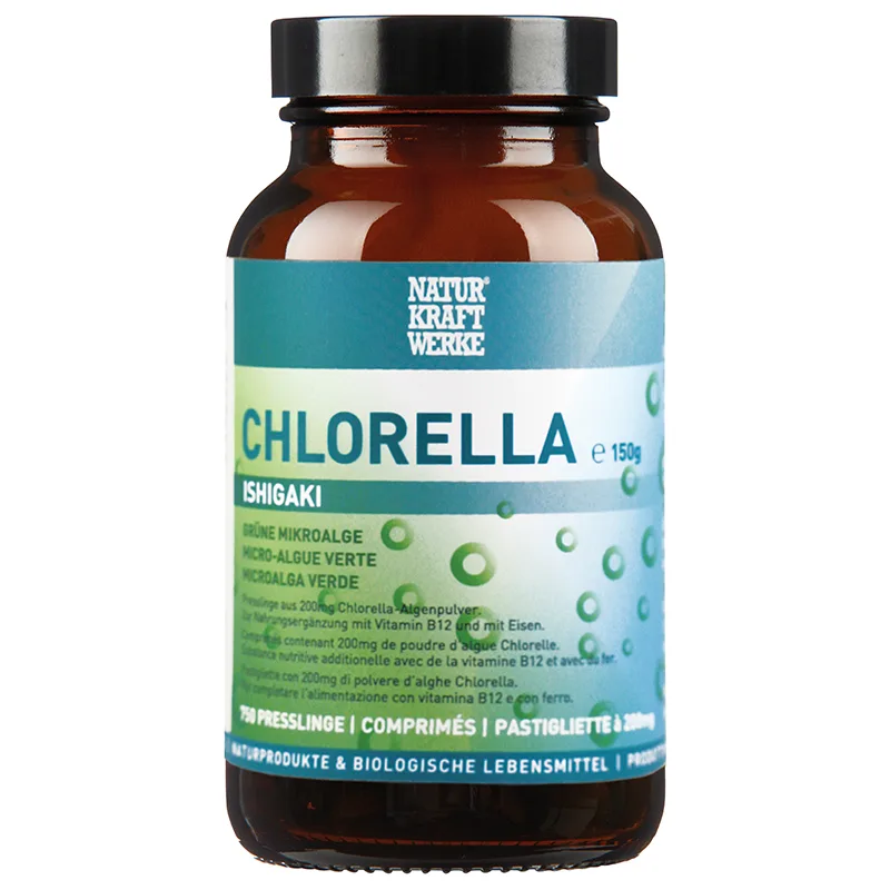 NATURKRAFTWERKE Chlorella Ishigaki Presslinge (750 Stk)
