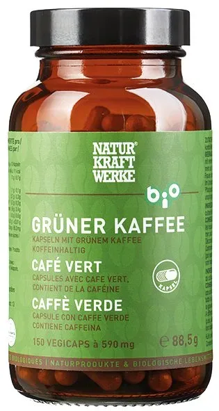 Naturkraftwerke Grüner Kaffee Vegicaps Bio 150 Stück