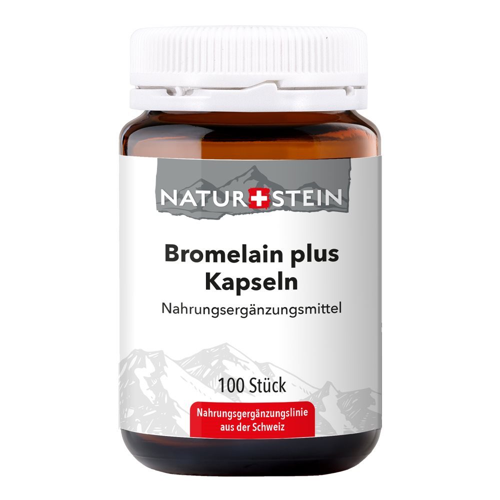 Naturstein Bromelain plus Kapseln 100 Stück