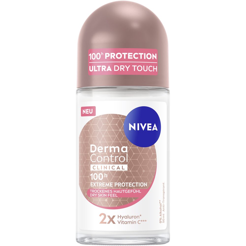 Nivea - Deo Derma Dry Control Maximum Roll-on Female, 50 ml