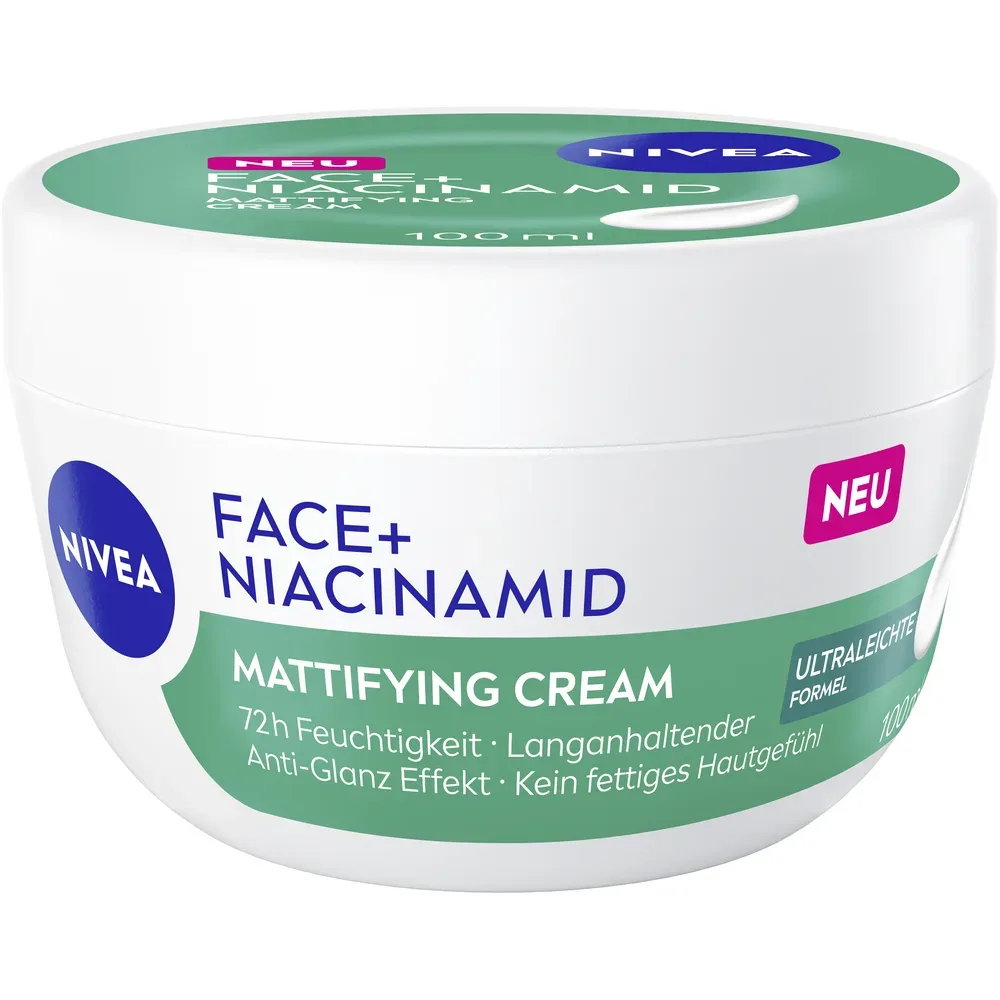 Nivea Face+ Niacinamid Mattifying Cream Topf 100 ml