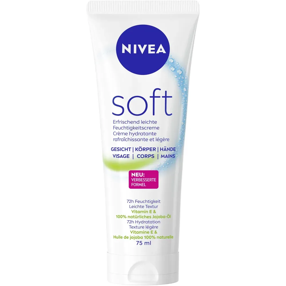 Nivea Feuchtigkeitscreme Soft erfrischend Tb 75 ml