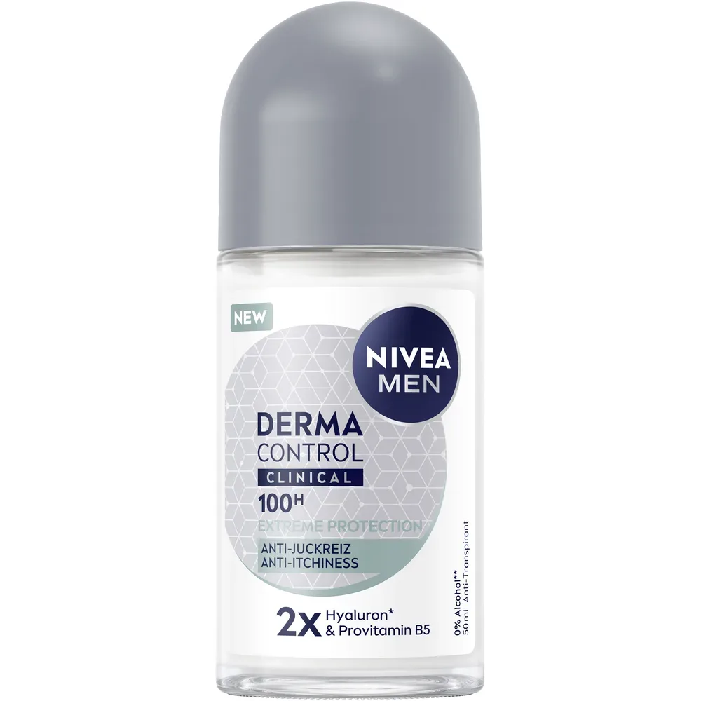 Nivea - Deo Derma Dry Control Maximum Roll-on Male, 50 ml