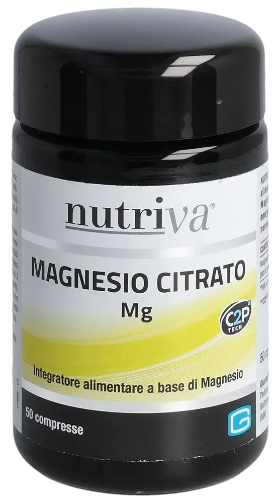 nutriva Magnesio Citrato Tabl 1150 mg Glas 50 Stk