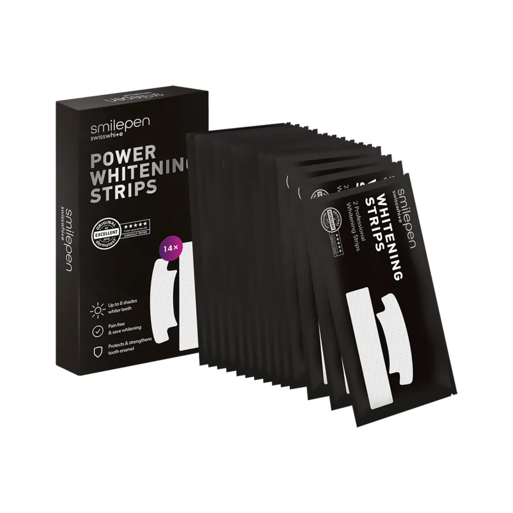 Smilepen - Power Zahn Whitening Strips 14x2 Strips, 1 Stück