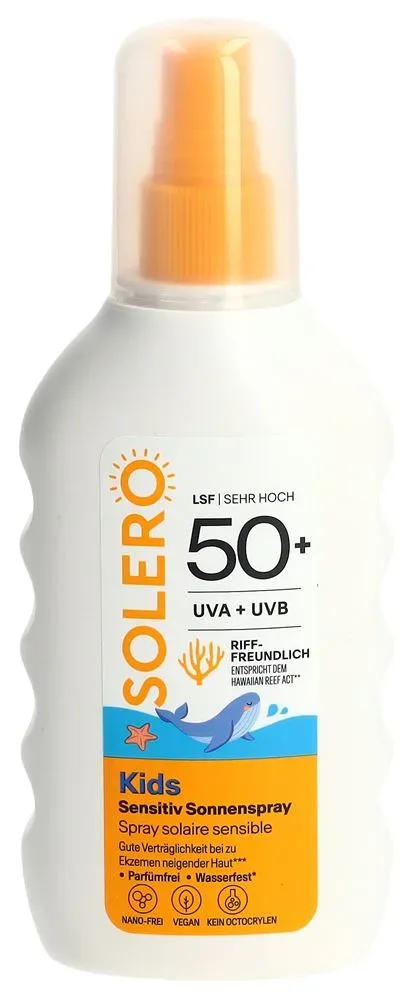 SOLERO Kids Sensitiv Sonnenspray LSF 50+ (200ml)