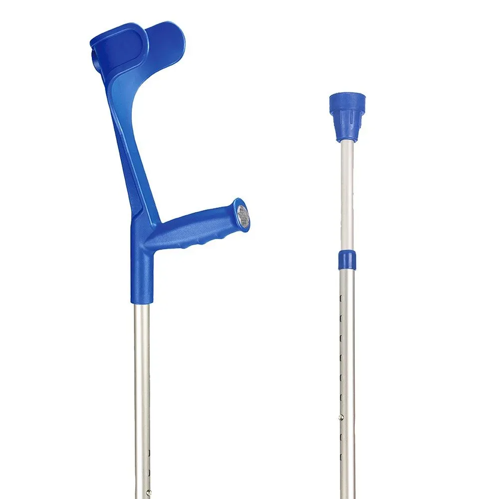 Sahag Krücken Ergoline Soft 76-96cm alu blau (1 Paar)