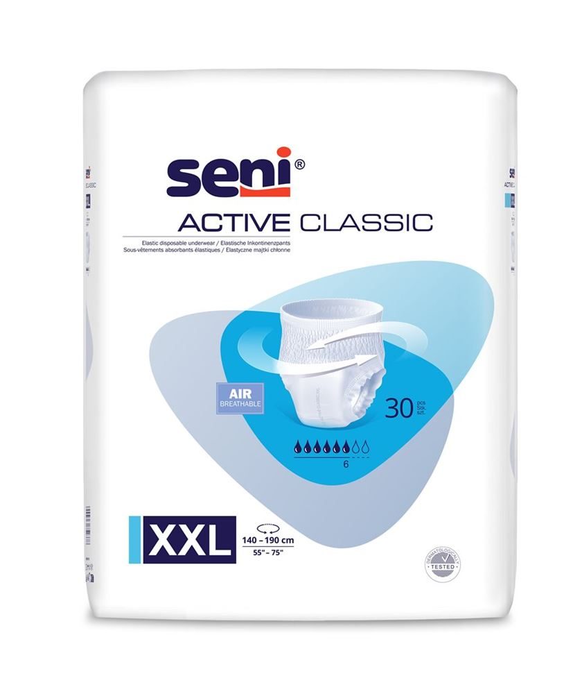 Seni Active Classic Pants XXL Btl 30 Stk