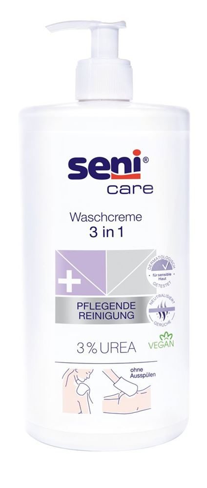seni Care Waschcreme 3in1 3% Urea vegan (1000 ml)