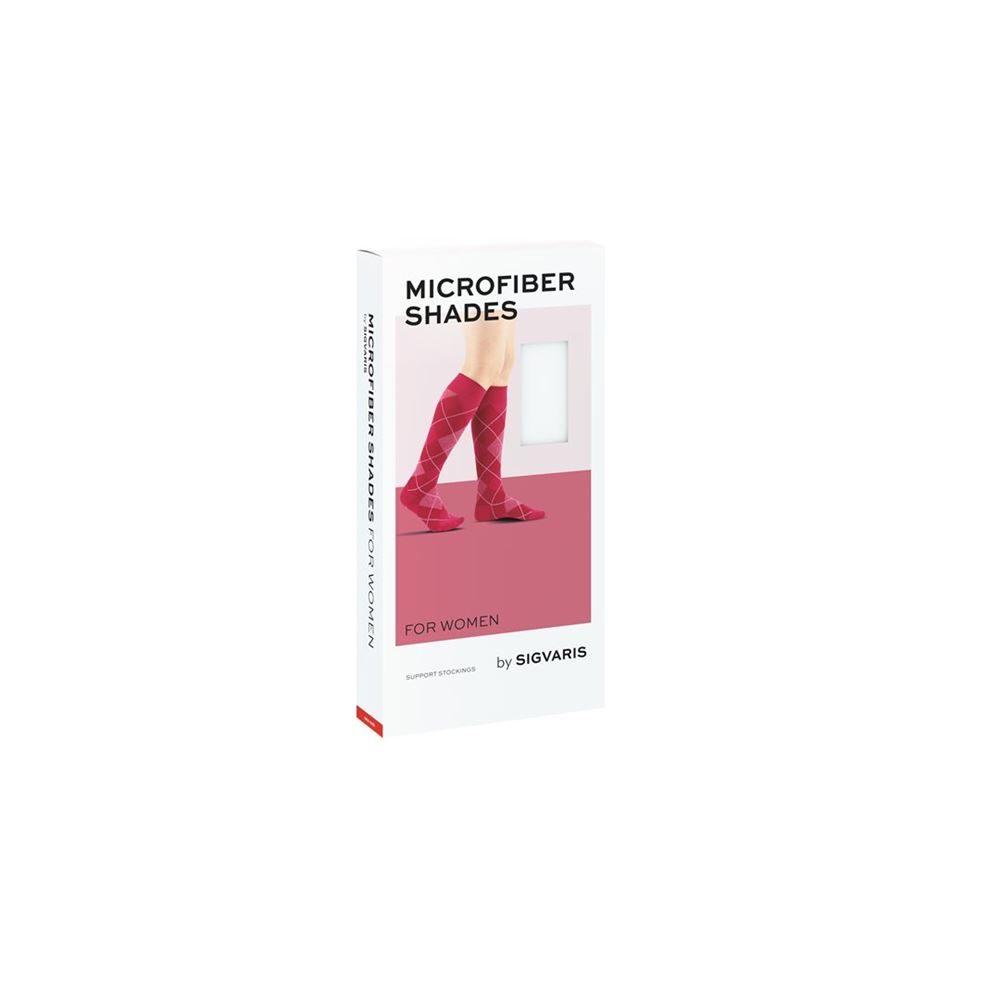 Sigvaris Microfiber Shades for Women Argyle A-D C geschlossen cherry 1 Paar