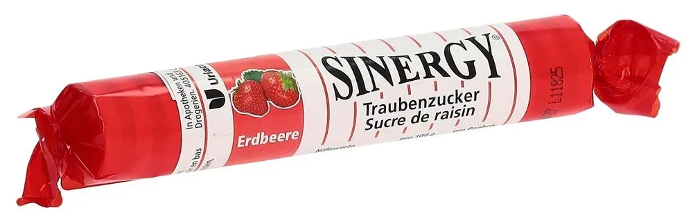 Sinergy Traubenzucker Erdbeere 40 g