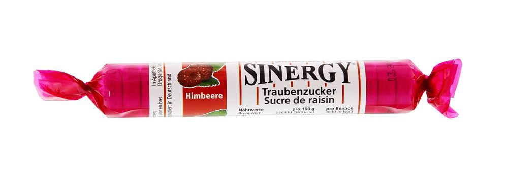 Sinergy Traubenzucker Himbeere 40 g
