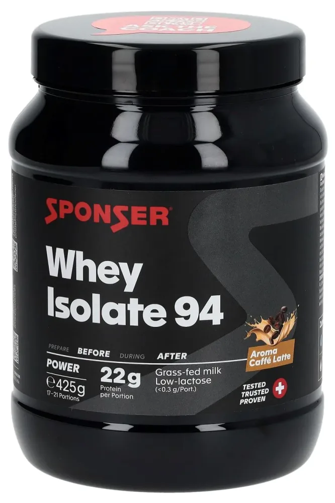 Sponser Whey Isolate 94 Caffe Latte 425 g Proteinpulver Braun, Herren, Größe: 0
