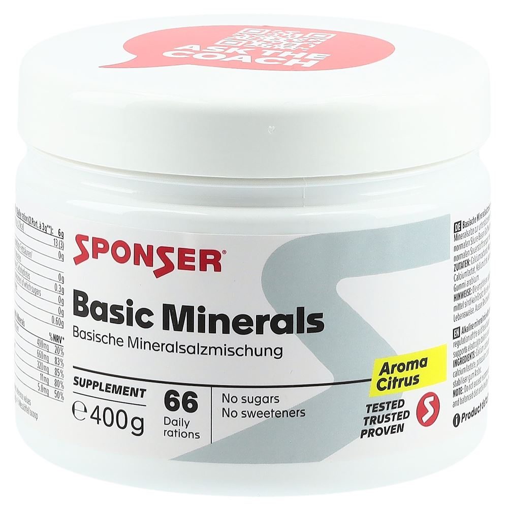 Sponser Basic Minerals Citrus Pulver 400 g