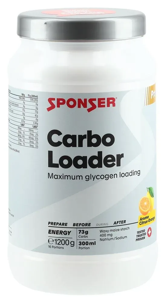 Sponser Carbo Loader Pulver Citrus Orange (1200g)