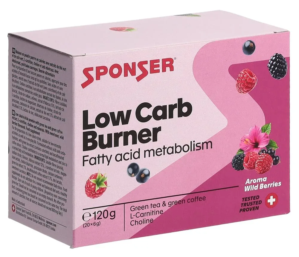 SPONSER Low Carb Burner Figure & Shape Wild Berries (20x6g)