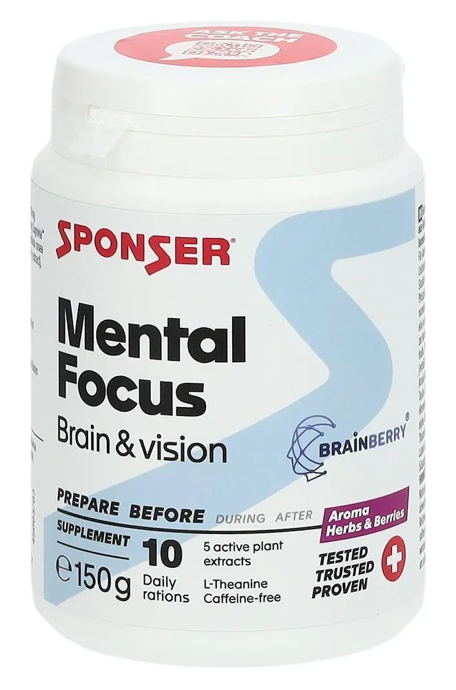 Sponser Mental Focus Herbs & Berries (150g)