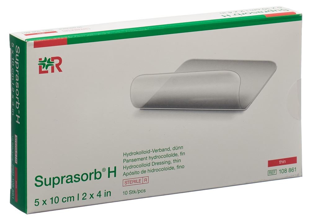 Suprasorb H Hydrokolloid-Verband dünn, 5x10cm (10 Stk)