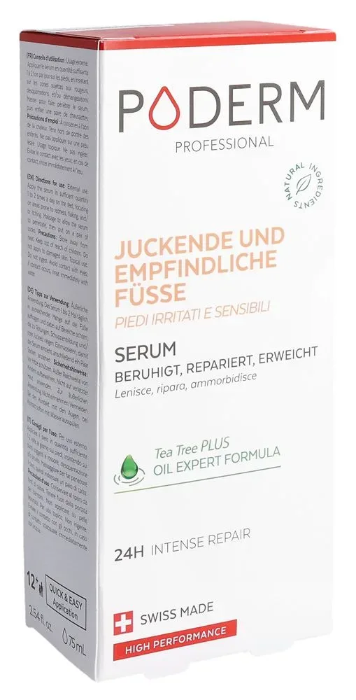 PODERM Serum gegen juckende, empfindliche Füsse (75ml)