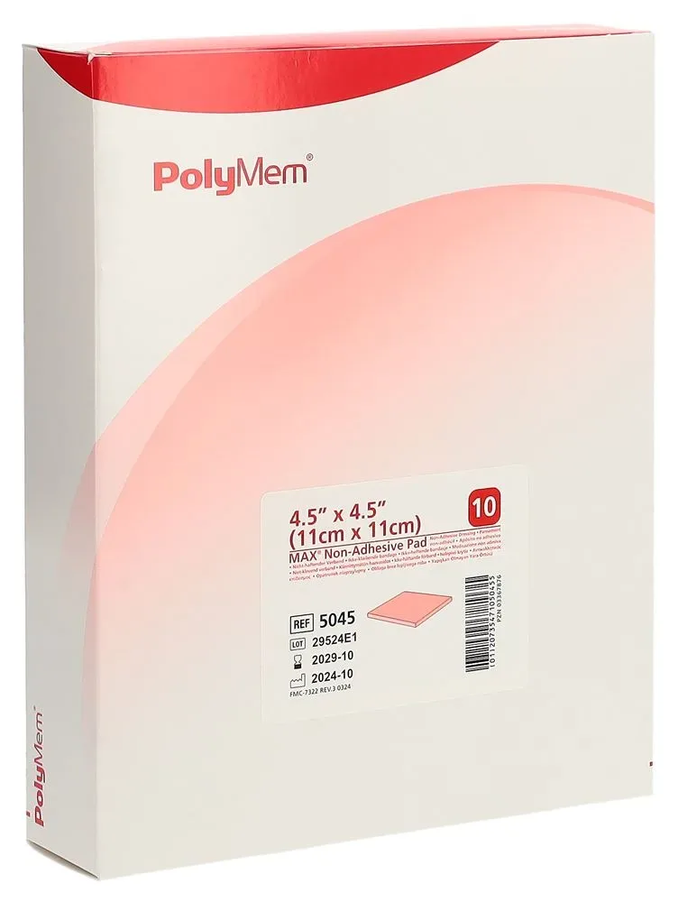 PolyMem MAX Superabsorber 11x11cm non Adhesive steril (10 Stk)