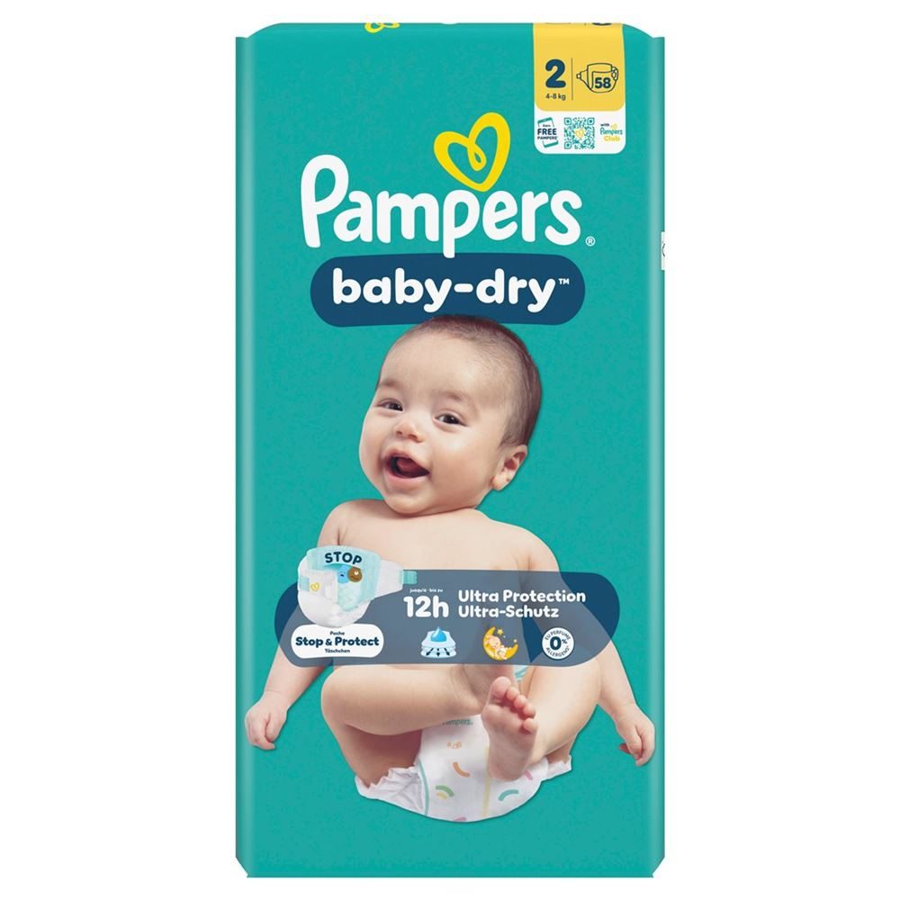 Pampers Baby Dry Grösse 2 58 Stück