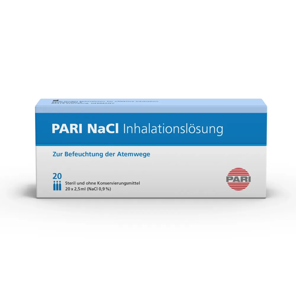 Pari NaCl Inhal Lös 0.9 % isoton 20 Amp 2.5 ml
