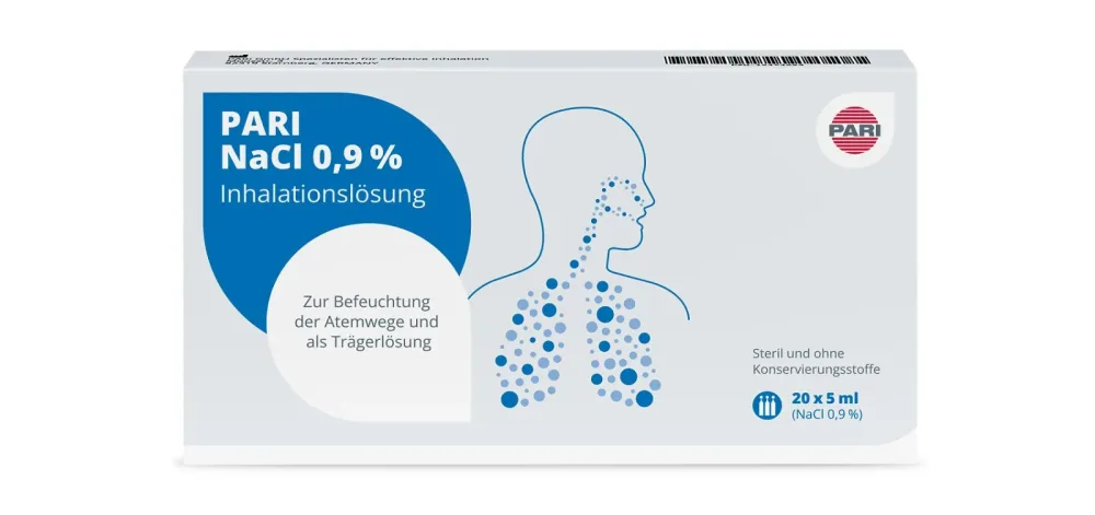 Pari NaCl Inhal Lös 0.9 % isoton 20 Amp 2.5 ml