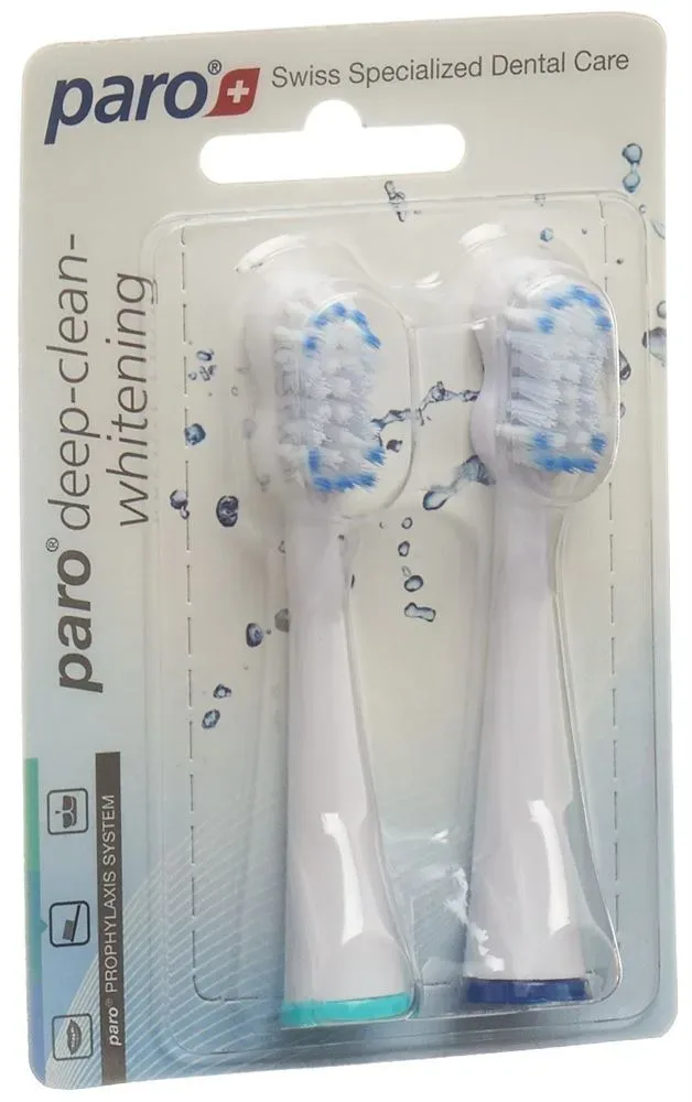 paro deep clean whitening Ersatzzahnbürste sonic 2 Stk