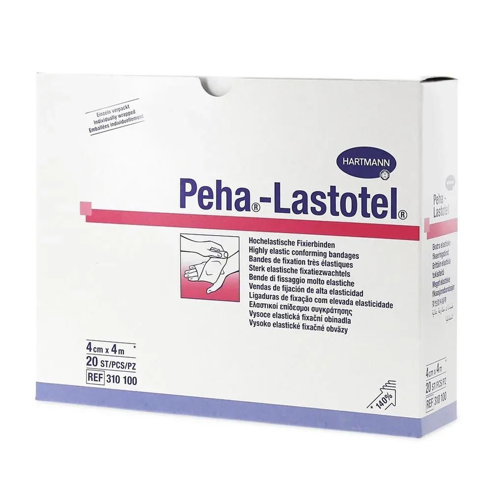 Peha-Lastotel Fixierbinden 4cmx4m 20 Stk