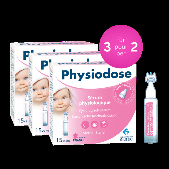Physiodose physiologische Kochsalzlösung steril 45 Monodos 5 ml