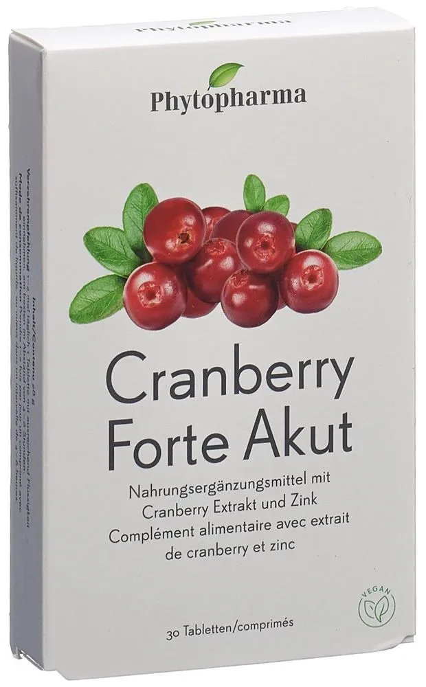 Phytopharma Cranberry Forte Akut Tabletten (30 Stk)
