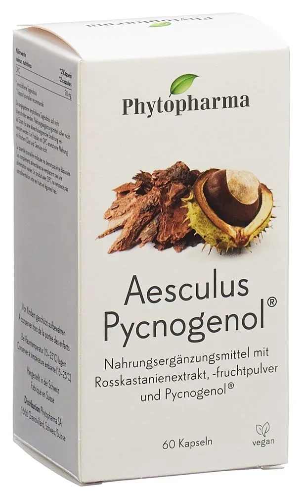 Phytopharma Aesculus Pycnogenol Kapseln (60 Stk)