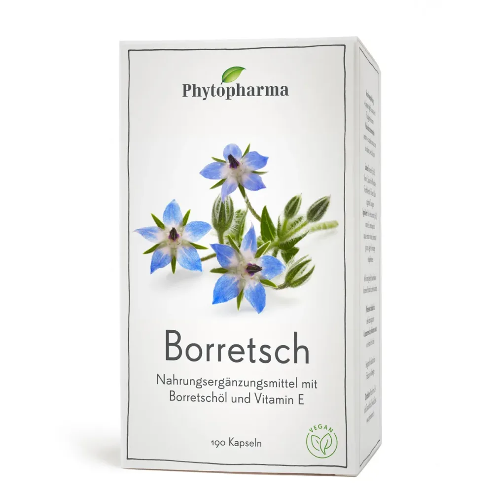 Phytopharma Borretsch 500mg Kapseln (190 Stk)