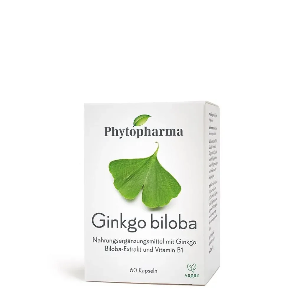 Phytopharma Ginkgo biloba Kapseln (60 Stk)