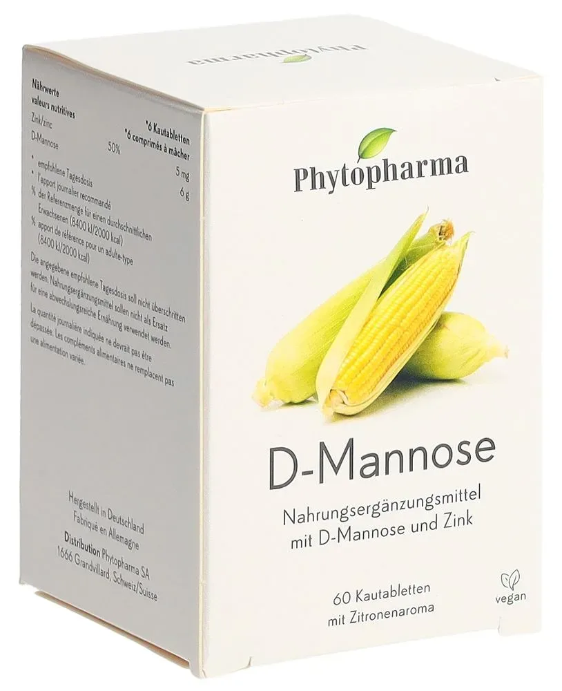 Phytopharma D-Mannose Kautabletten (60 Stk)
