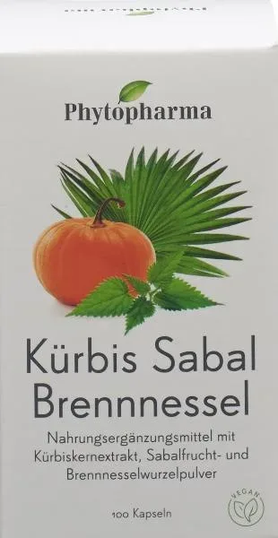Phytopharma Kürbis Sabal Brennnessel Kapseln (100 Stk)