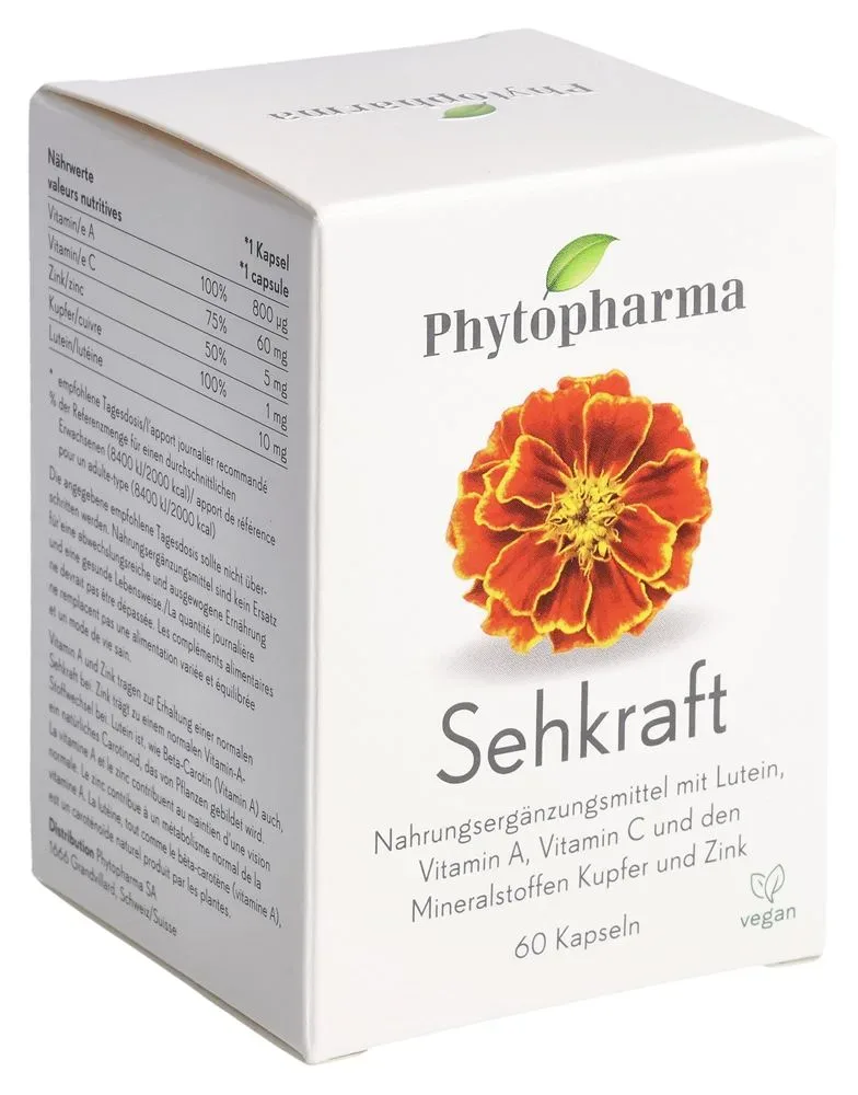 Phytopharma Sehkraft Kapseln (60 Stk)