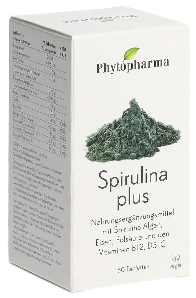 Phytopharma Spirulina plus Tabletten (150 Stk)