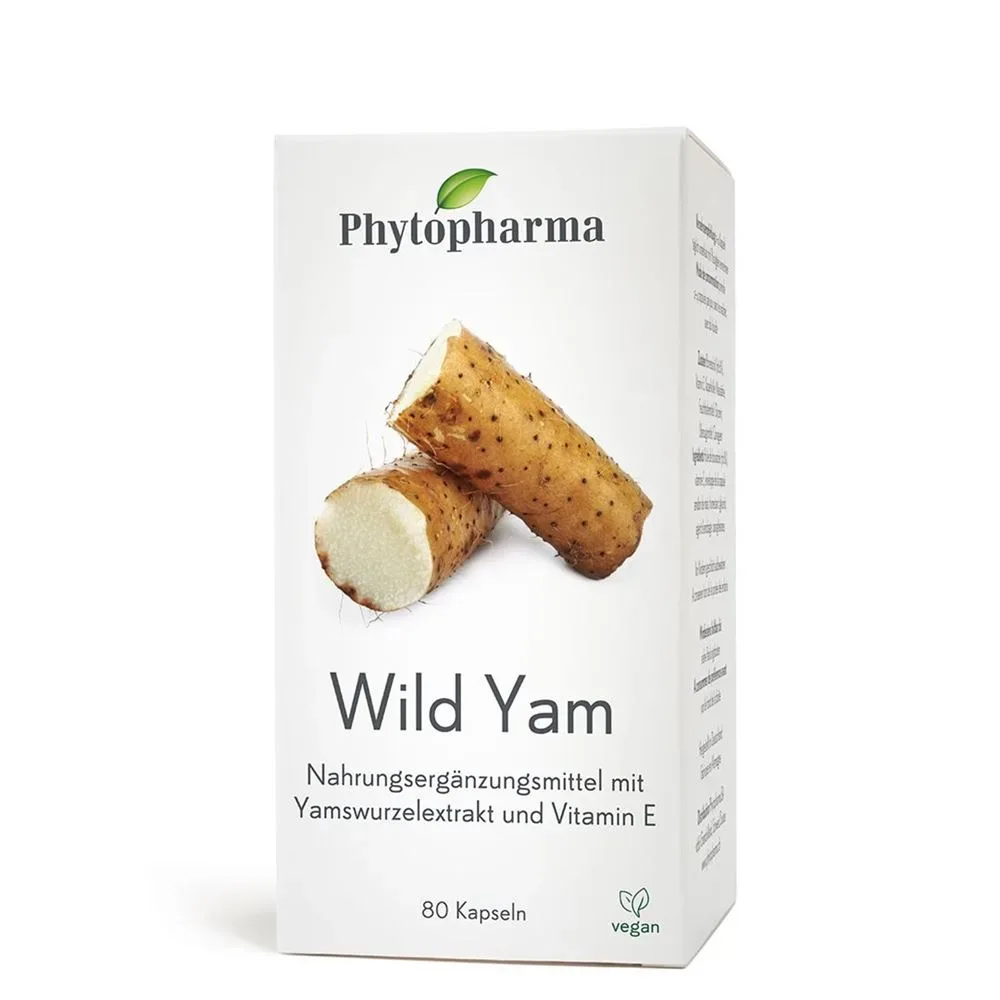 Phytopharma Wild Yam Kapseln 80 Stück
