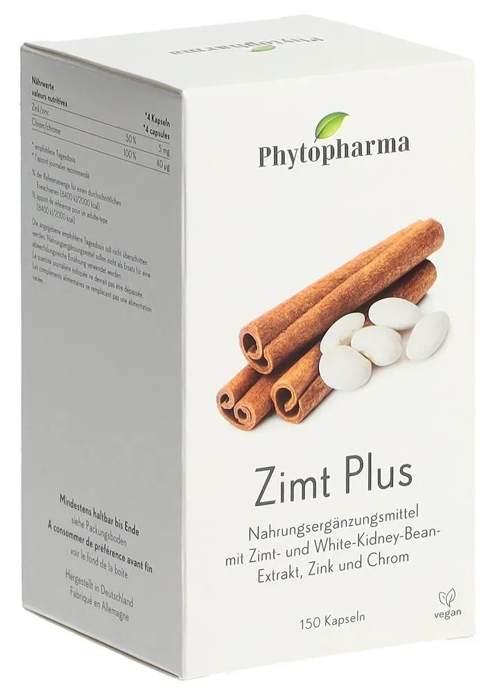 Phytopharma Zimt Plus Kapseln (150 Stk)