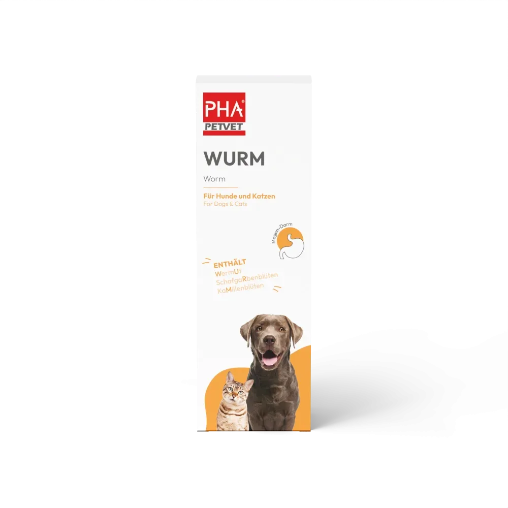 PHA Wurm-Tropfen für Hunde und Katzen (50ml)