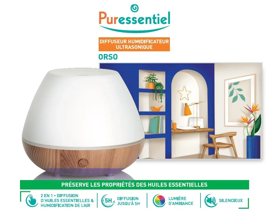 Puressentiel Ultraschall Luftbefeuchter Diffusor Orso (1 Stk)