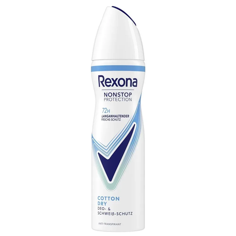 Rexona Anti-Transpirant Nonstop Protection Deodorant Spray Cotton Dry 150 ml